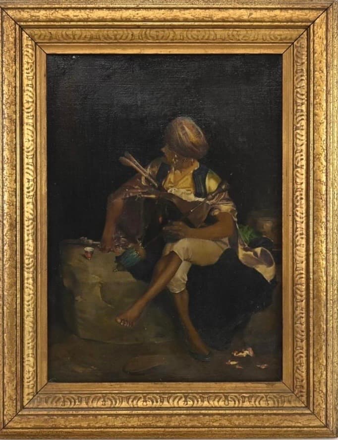 Young Musician with Oud